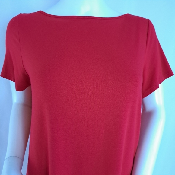 J. Jill Wearever T-shirt Shift Dress with Pleated Back - Picture 4 of 10